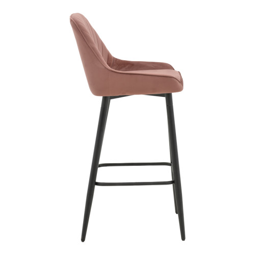 Бар стол Deppy  черен метал 43x54x102см