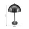 Table lamp Lustrous Inart E27 silver metal D25x42cm