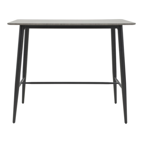 Bar table Senso pakoworld grey mdf top-black leg 120x60x103cm