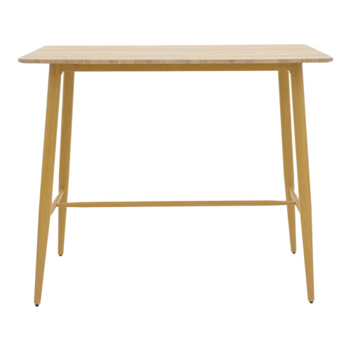 Bar table Senso pakoworld sonoma mdf top-natural leg 120x60x103cm