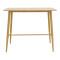 Bar table Senso pakoworld sonoma mdf top-natural leg 120x60x103cm