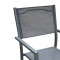 Armchair Moly pakoworld anthracite aluminum-textilene 56.5x61x87.5cm