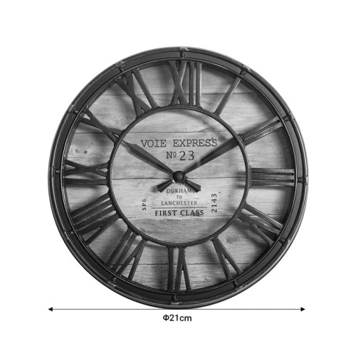 Wall clock Robin pakoworld antique bronze pp D21x5cm Wall clock Robin pakoworld antique bronze pp D21x5cm