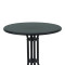 Table Vergo pakoworld black metal D60x70cm