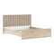 Double bed Bruse pakoworld oak-white melamine 160x200cm