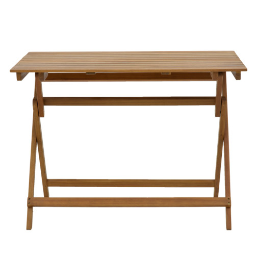 Mobie-Jaybo pakoworld dining table set of 5 folding natural solid acacia wood 100x65x72cm Mobie-Jaybo pakoworld dining table set of 5 folding natural solid acacia wood 100x65x72cm