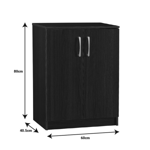 Shoe cabinet Shordo pakoworld wenge melamine 60x40.5x80cm