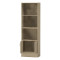 Bookcase Negan pakoworld sonoma melamine 57x33x180cm