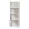 Bookcase Negan pakoworld white melamine 60x29x166cm