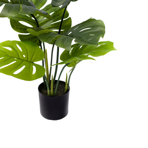 Monstera decorative plant in pot Inart green pp H70cm Monstera decorative plant in pot Inart green pp H70cm