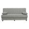 Romina pakoworld three-seater sofa-bed with storage light gray fabric 190x85x90cm