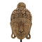 Table decoration buddha Mask Inart natural mango wood-iron 20x18.5x48.5cm