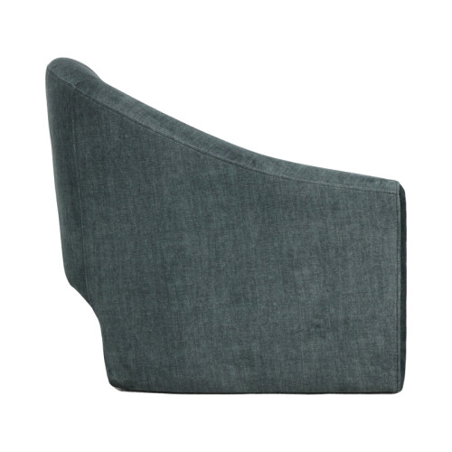 Armchair Berza pakoworld charcoal fabric 76x76x71cm