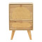 Bedside table Finian pakoworld wood in a natural shade 40x35x59cm