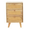 Bedside table Finian pakoworld wood in a natural shade 40x35x59.5cm