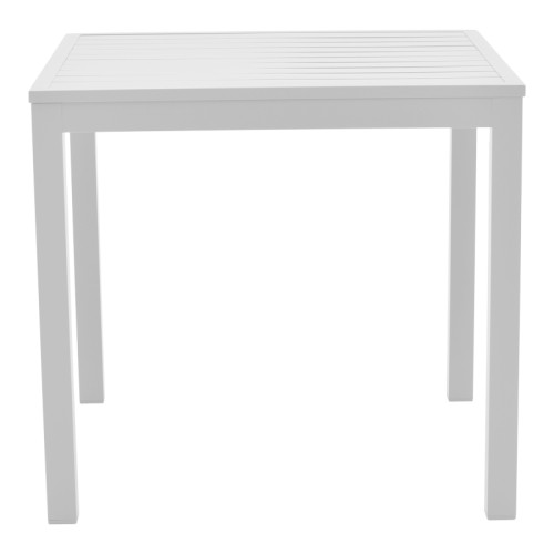 Dining table Kliton - Elation set of 5 pakoworld aluminum in white shade 80x80x74cm Dining table Kliton - Elation set of 5 pakoworld aluminum in white shade 80x80x74cm