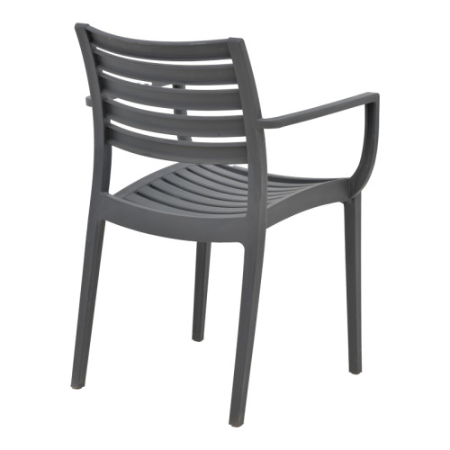 Πολυθρόνα Gerko pakoworld με UV προστασία pp σε γκρι απόχρωση 57x46x83εκ Πολυθρόνα Gerko pakoworld με UV προστασία pp σε γκρι απόχρωση 57x46x83εκ