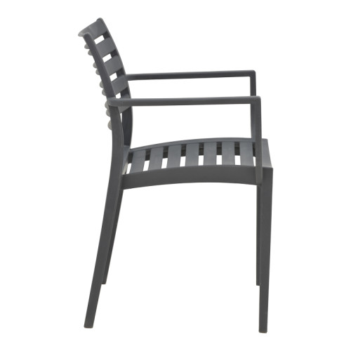 Πολυθρόνα Gerko pakoworld με UV προστασία pp σε γκρι απόχρωση 57x46x83εκ Πολυθρόνα Gerko pakoworld με UV προστασία pp σε γκρι απόχρωση 57x46x83εκ