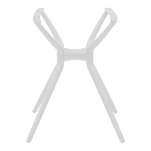 Table bash Herno pakoworld white pp 60x61x73cm