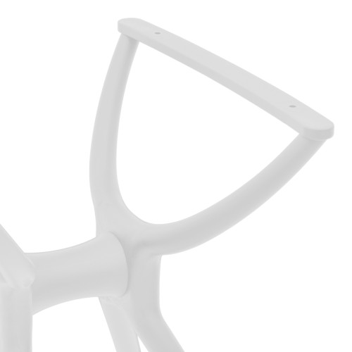 Table bash Herno pakoworld white pp 60x61x73cm