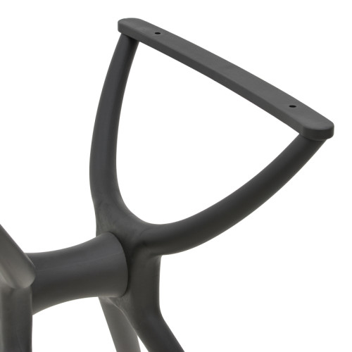 Table bash Herno pakoworld black pp 60x61x73cm