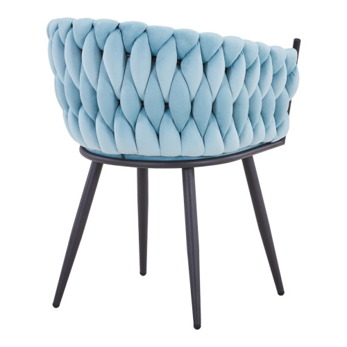 Vivian chair pakoworld siel velvet-leg black metal 61x55x80cm Vivian chair pakoworld siel velvet-leg black metal 61x55x80cm