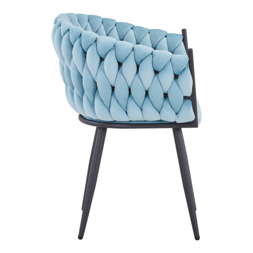 Vivian chair pakoworld siel velvet-leg black metal 61x55x80cm Vivian chair pakoworld siel velvet-leg black metal 61x55x80cm