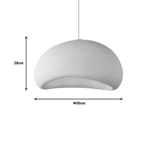 Ceiling lamp Zulcere I pakoworld white ps 56x47x100cm