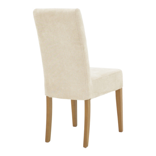 Dining table Ditta-Winslow pakoworld set of 7 rubberwood wood in light walnut color 180x85x75cm