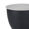 Side table Erasmine Inart white marble sintered stone D50x45cm