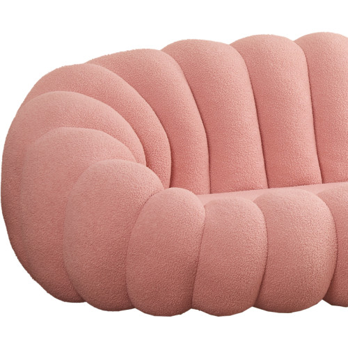 Диван Margaritine розов плат букле 180x100x67см Диван Margaritine розов плат букле 180x100x67см