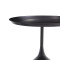 Coffee table Agrile Inart black metal D50x60cm