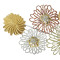 Wall decoration Tutsi Inart metal colorful 102.9x5.1x43.2cm