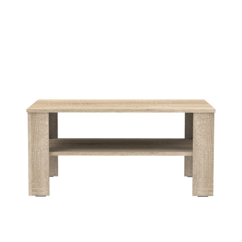 Coffee table Khofi pakoworld melamine in sonoma color 90x60x42.3cm