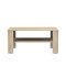 Coffee table Khofi pakoworld melamine in sonoma color 90x60x42.3cm