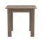 Table Manka I pakoworld melamine in sonoma truffle color 80x80x77cm
