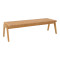 Bench Jey pakoworld teak wood in natural shade 150x45x40cm