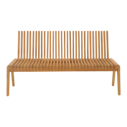 Bench Jey pakoworld teak wood in natural shade 150x45x40cm