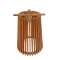Table base Galy pakoworld mindi wood in natural shade D60x75cm