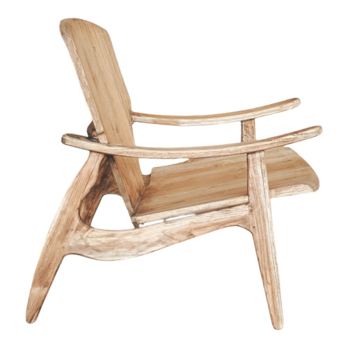 Armchair Brazin pakoworld natural teakwood 72x71x77cm
