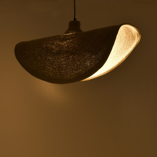 Ceiling lamp Acfen Inart matting in a natural shade D72x6cm