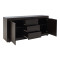 Doha pakoworld sideboard in wenge shade 180x45x80.5cm