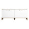 Lethak pakoworld sideboard in oak-white shade 180x41x78cm