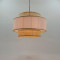 Ceiling light Certy Inart E27 bamboo in natural color D50χ33cm