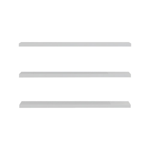 Divar pakoworld wall shelf in white color 60x14.5x1.8cm