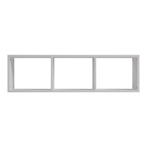 Wall shelf Mikoro pakoworld in white color 90x22x25.6cm
