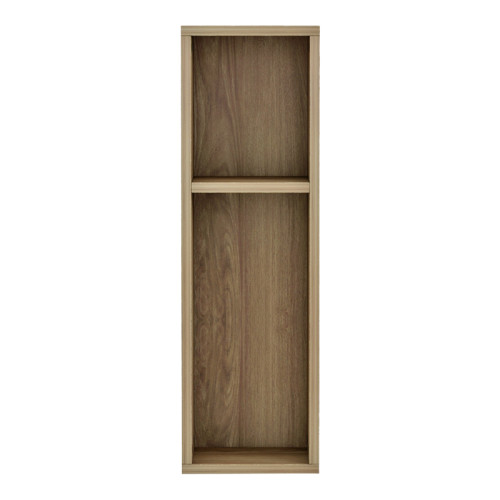 Floor Racks Pakoworld melamine in grey-cemente color 20x15x65cm