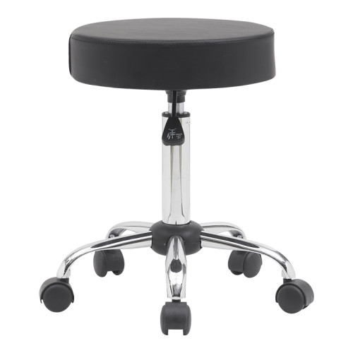 Office-work stool with wheels Uficio pakoworld pu in black shade 46x42x48-64cm Office-work stool with wheels Uficio pakoworld pu in black shade 46x42x48-64cm