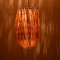 Ceiling light Dreco Inart E27 rattan in natural color D32χ52cm