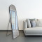 Mirror Lorens I Inart black aluminum 60x2.5x160cm